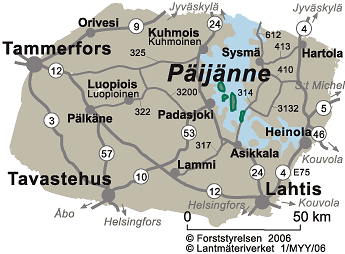 Ankomst till Päijänne 